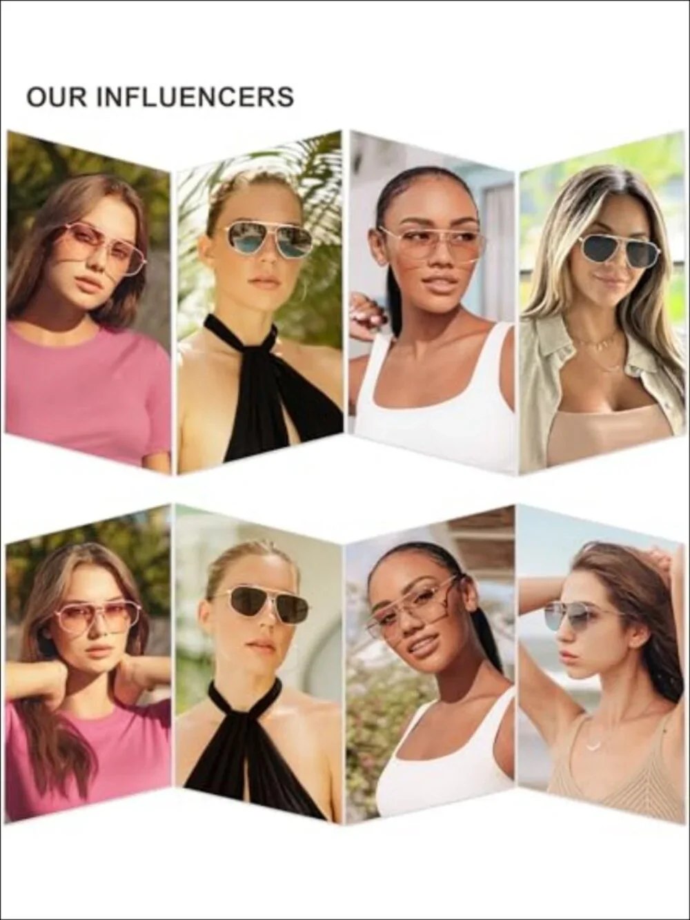Retro Hexagon Aviator Sunglasses UV400 Metal Frame Full Frame